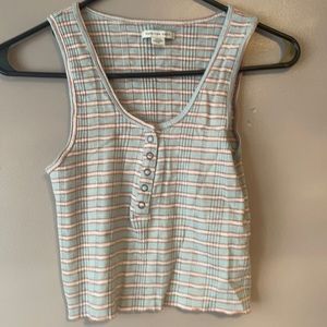 multi colored tank top from american eagle